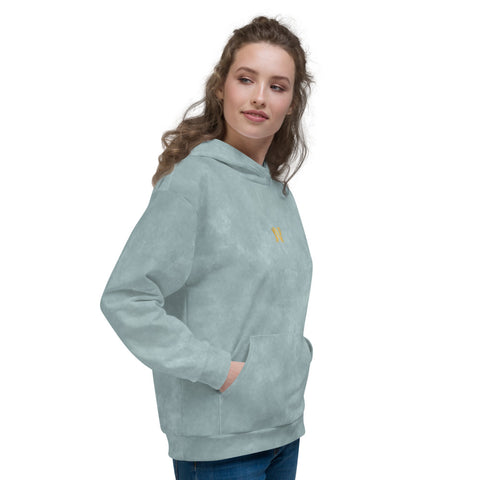 Women's Hoodie washed Turquoise