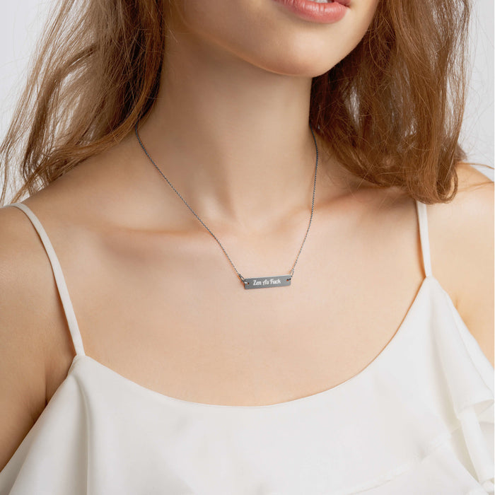 ZAF bar necklace