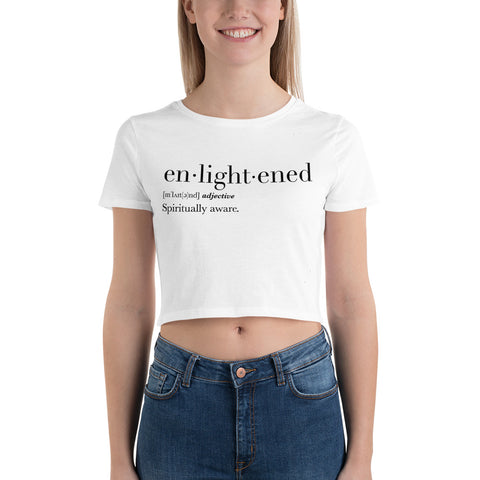 Be "Enlightened" Women’s Crop Tee