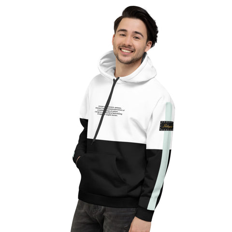 Men's Hoodie Black and White