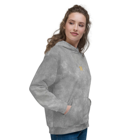 Women's Hoodie washed Grey