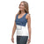 Totally Pumped Blue & White Tank